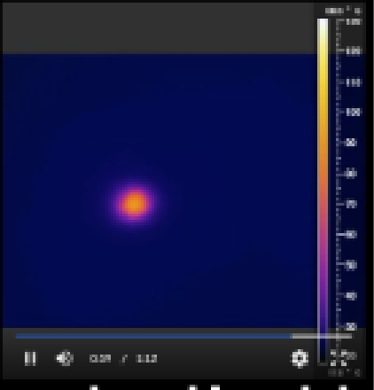 70秒後 約70℃（+50℃）