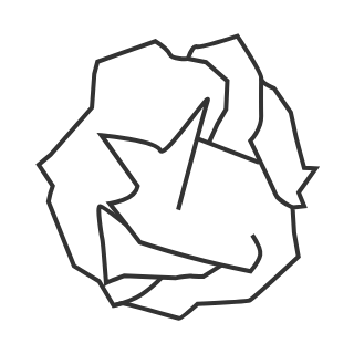 くしゃくしゃティッシュ